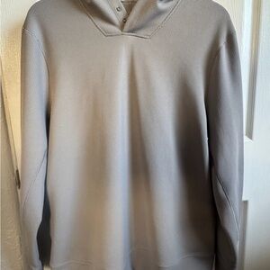 lululemon athletica Light Gray Hooded Sweatshirt